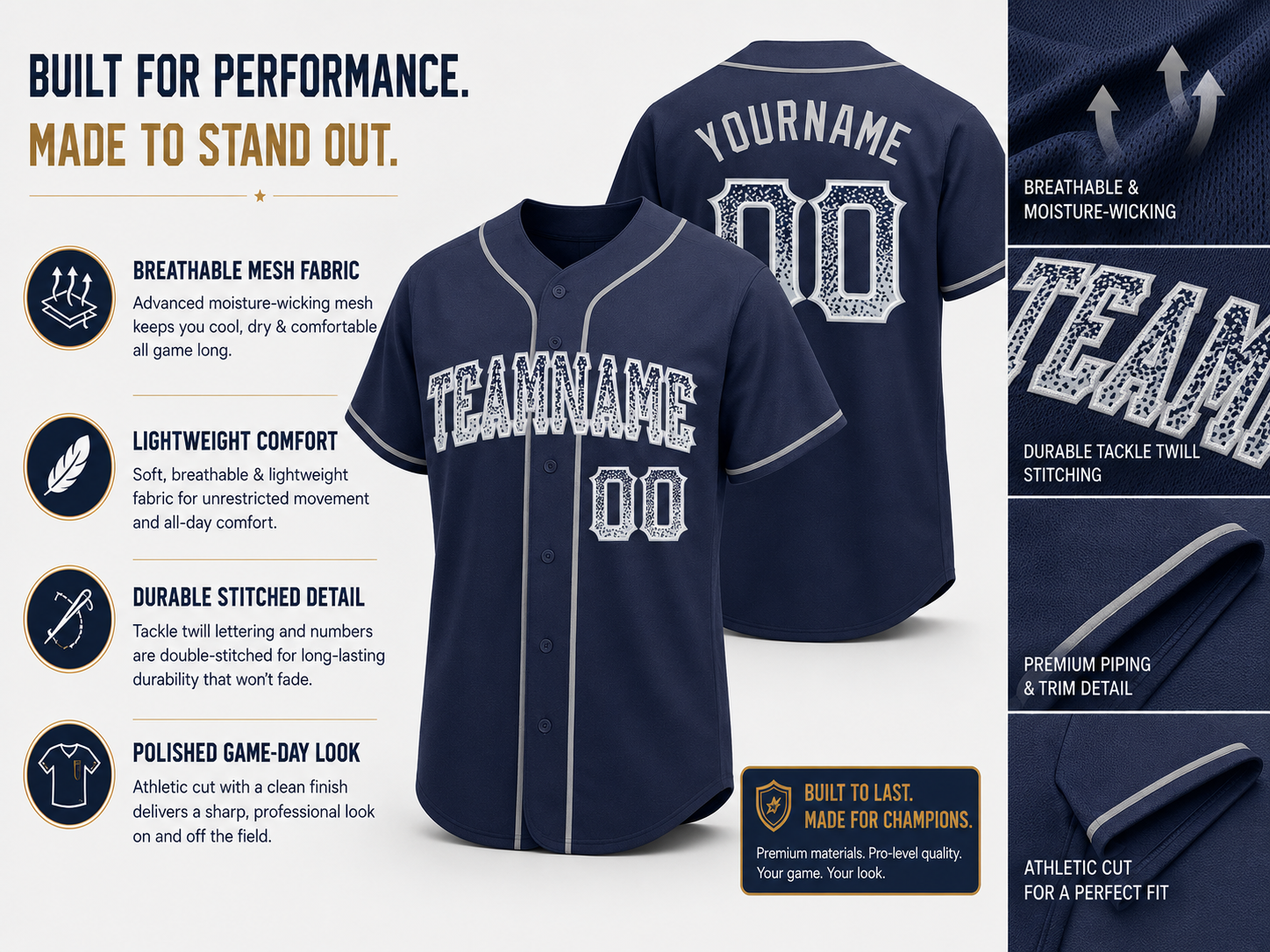 Baseball jersey performance benefits