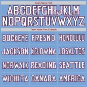 Men's Custom Light Blue White-Red Authentic American Flag Fashion Baseball Jersey - Image 4